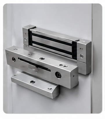 Magnetic door lock for electronic access control system